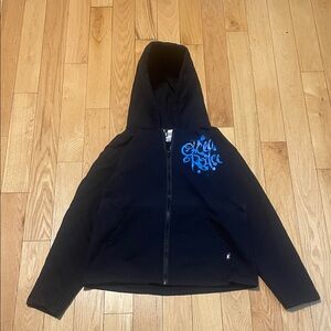 Men's Black Zip-Up Sweater